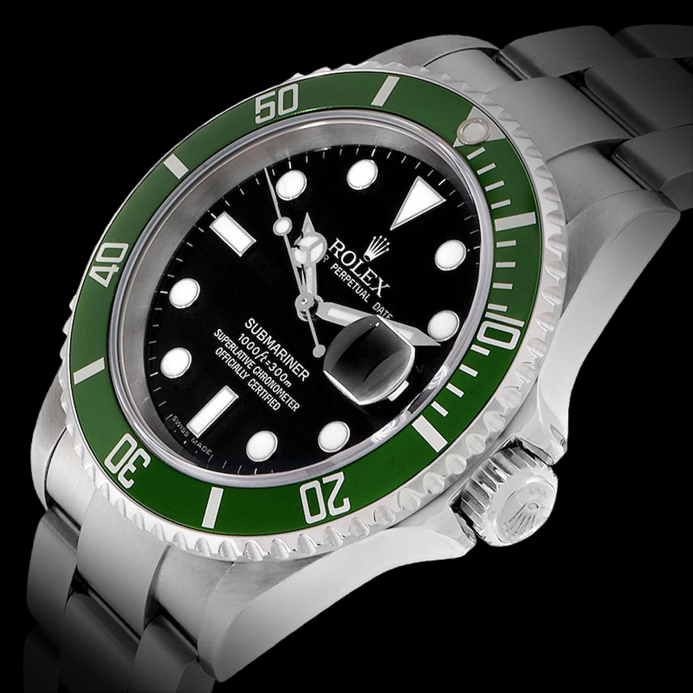 Rolex Submariner 50th anniversario verde kermit uomo orologio16610lv